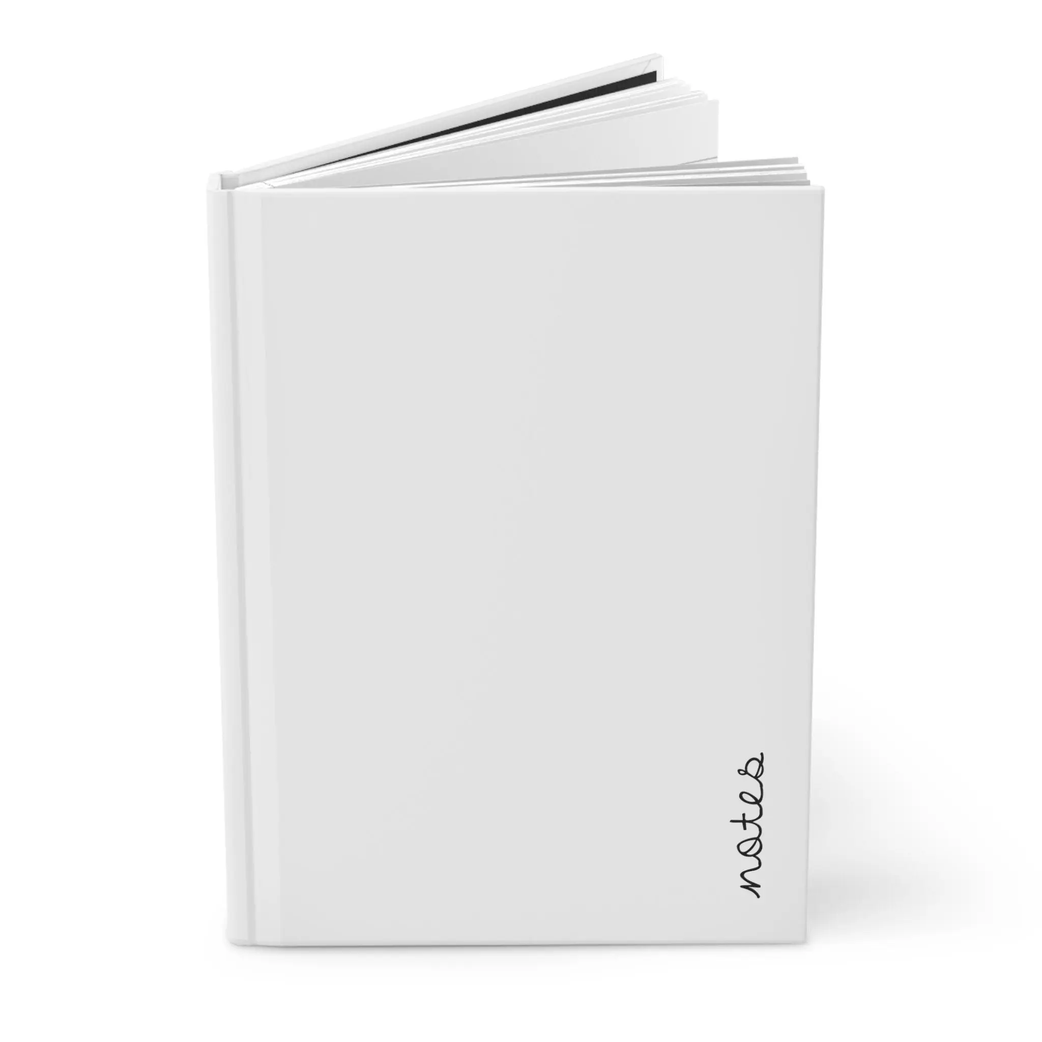 Minimalist Notes Hardcover Notebook, Black & White Office Journal, Professional Planner Matte