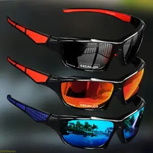 3-pack High-Performance Polarized Sports Sunglasses – Unisex wraparound design, UV400 protection, lightweight and durable, suitable for fishing, cycling, running, driving, travel and all outdoor activities. Women's Oversized Square Fashion Cat-Eye Sunglas