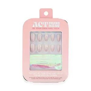 Act Brand New Press On Nail Kit- These Petals, Don't Settle (Nude with Floral & Crystal Accents) Act Brand New Press On Nail Kit- These Petals, Don't Settle (Nude with Floral & Crystal Accents)