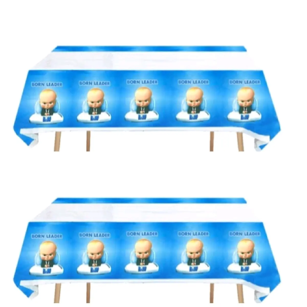 2 6FT BABY BOSS  TABLECLOTHS