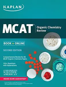 USED-Kaplan MCAT Organic Chemistry Review: Book + Online (Kaplan Test Prep) by Kaplan (Paperback)