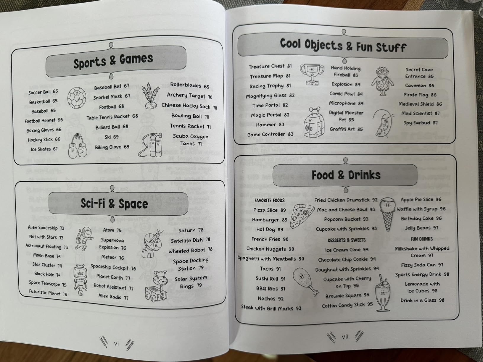 How to Draw Everything for Kids: 300 Step-by-Step Drawings of Cute Animals, Vehicles, Monsters, Robots, Food, Gifts, and Much More!