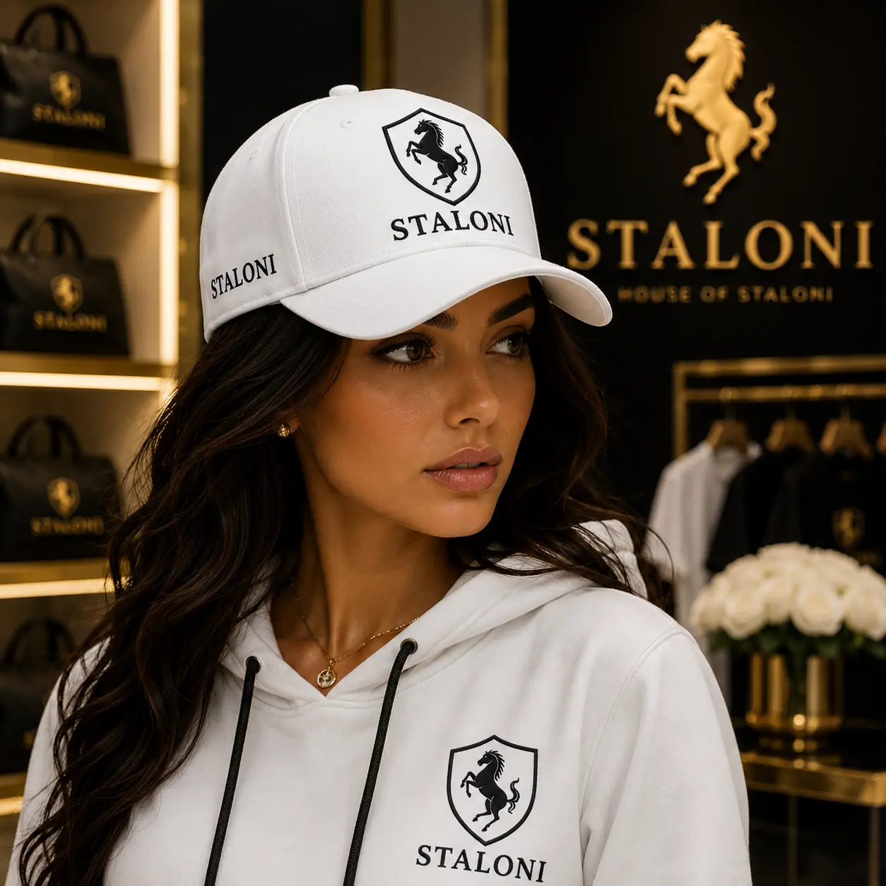STALONI White Edition Signature Cap