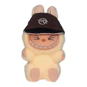 The Magnolia Park Pink Mocha Labubu Fitted Hat (Brown)
