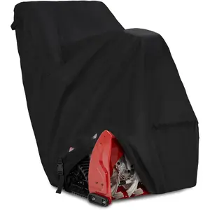 Snow Blower Cover - Outdoor Snowblower Cover  Heavy Duty for  Two Stage Snow Thrower 60''L x 30''W x 50''H Black