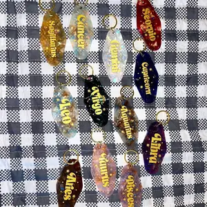 Zodiac Sign Keychain