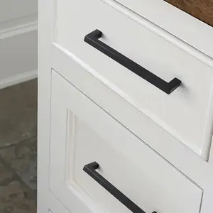 6pcs Modern Metal Drawer Handles, & Silver Color, L-Shaped Design, Aluminum, Ideal for Cabinets & Dressers, Durable Furniture Upgrades