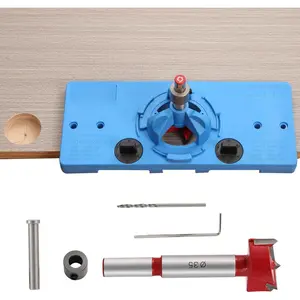 35mm Hinge Jig Concealed Hinge Hole  Jig Higne Drilling Jig Hole Guide Woodworking for Kitchen Cabinet Door Hinge