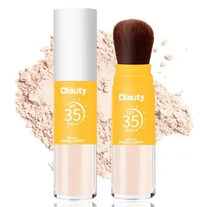 Mineral Powder for Face & Scalp, Brush onSetting Powder, Matte Oil Control Hair  Face Powder, Lasting Lightweight Breathable (#01 Translucent)