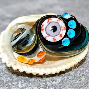 Creeper Nubs - Glass lampwork beads