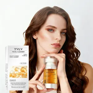 Gentle Walnut Particle Cleanser, Soft Creamy Milk Foam For Dull Yellowish & Oily Acne Skin, Vacuum Sealed Fresh Formula, Leaves Skin Refreshed Non-Tight