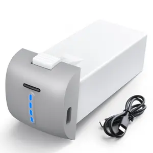 Ruko F11PRO 2 Drone Battery, 7.7V 3200mAh Rechargeable Lithium Battery with Type-C Cable, Support Fast Charging, Grey