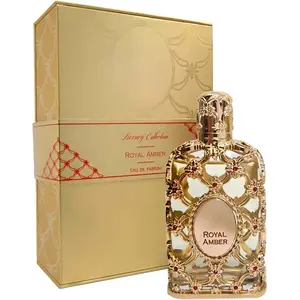 Luxury Gold Collection  Unisex Eau de Toilette Spray  80 ml (2.7 fl oz) |  Amber, Pineapple, Vanilla, Fresh Citrus & Floral Notes|A unisex fragrance boasting a luxurious golden design and enchanting Royal Amber aroma — an ideal gift choice.