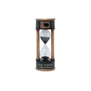 Titanic Authentic Coal Hourglass