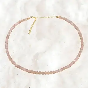 Sunstone Beaded Necklace