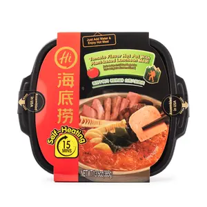 Haidilao Tomato Flavor Hot Pot With Plant-based Luncheon Meat 385 g