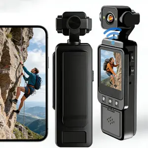 1080P Action Camera ，Portable Pocket Action Camera，1.54" IPS ScreenHands Free ，  Vlogging, Sports,6X Zoom, Wide Angle, USB charging,action camera,video camera,Skiing,Hiking