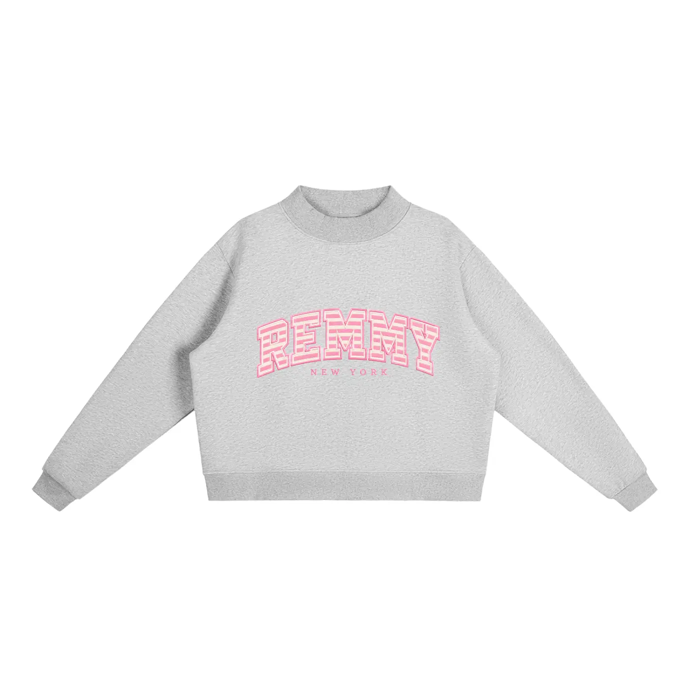 Cloud  Fleece Mock-Neck Crew Sweatshirt