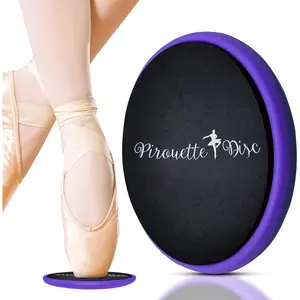 Ballet Pirouette Disc for Dancers - Portable Turn Disc for Dancing on Releve, Gymnastics and Ice Skaters - for Better Pirouette Technique, Releve, Turns and Dance Spinning