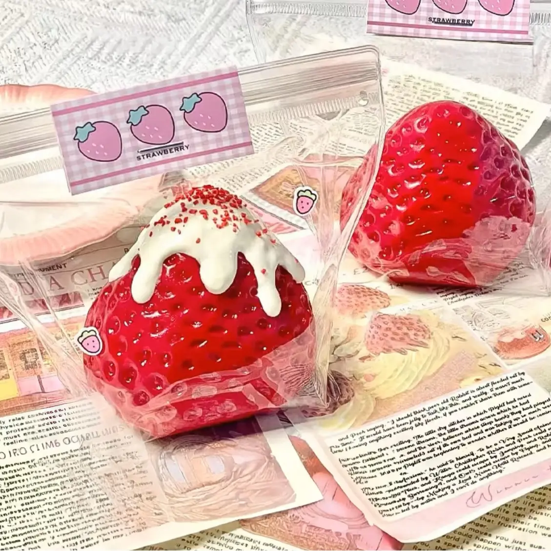 Strawberry Taba Squishes