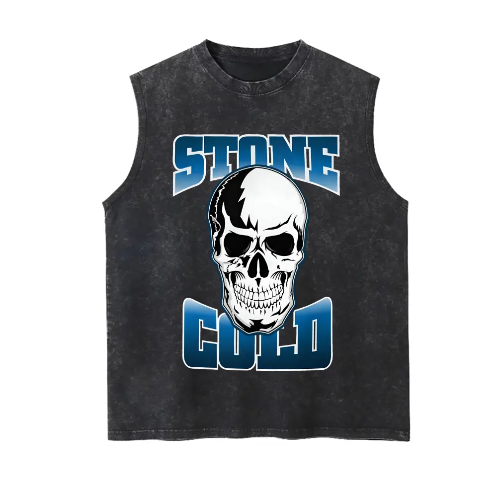WWE Stone Cold Steve Austin  Vintage Tank 90s Graphic Sleeveless Tank Tops Men Vest Streetwear Outfits Men Vacation Outfits Sleeveless Shirt