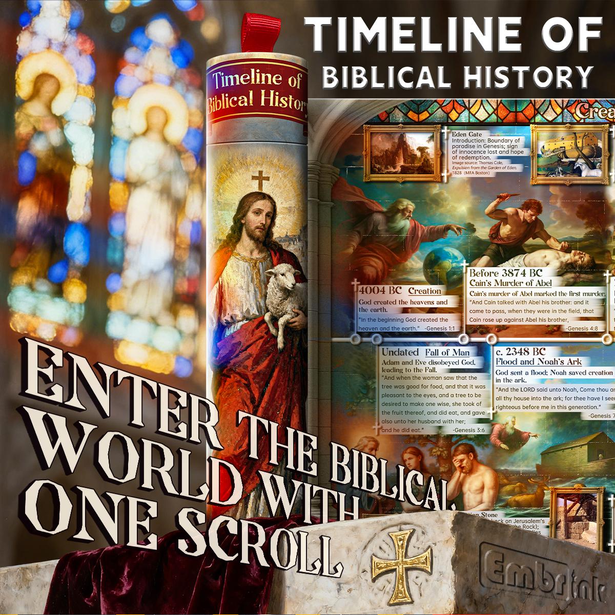 World History Timeline Scroll Illustrated World History Chart 2 Meter History Poster with 300 Plus Knowledge Points from Prehistory to Modern Era Major Events Timeline for Kids Teens Adults Classroom Homeschool Wall Decor with Solar System Backside