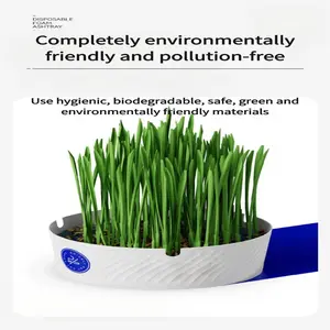 25 Sets of Disposable Ashtrays Portable Hygienic Safe & Environmentally Friendly for Car Home Daily & Work Use