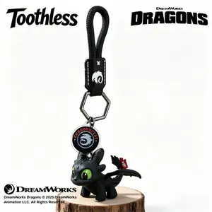 Spring toy How to train your Dragon Night Fury Dragon Toy  glow toy in Dark mini dragon pendant with Moving Wings Trendy Bag Charm Car Ornament  Gift birthday gift