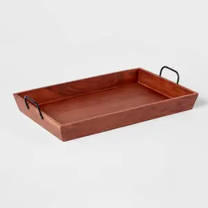 20" x 13" Wood Serving Tray - Threshold