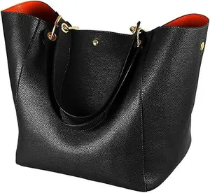 Large Tote Bag for Women | Designer Bucket Handbag | Work Travel Crossbody Purse | Big Shoulder Bag