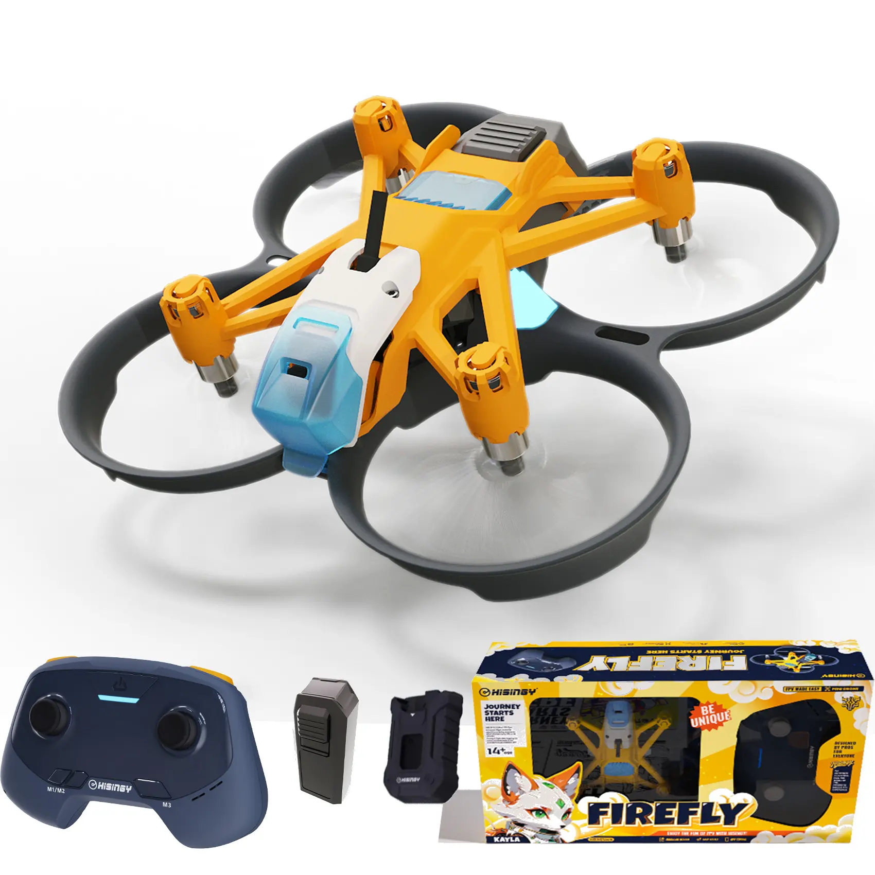 HISINGY Firefly Smart Combo Mini Drones for Kids and Beginners,APP Control,Altitude Hold, Automatic Emergency Stop,Easy to Fly,Kids Toys for Boys and Girls, Gift Toys for Christmas and Birthday