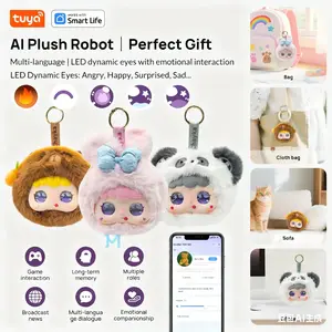 AI Plush Toy: Multilingual, Multi-Character, Customizable, Eye Pattern Change, Raising-Style Doll – Your Exclusive Playmate, Perfect Christmas & Birthday Gift