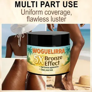 Self-Tanning Mousse/lotion/gel/oil, Rich in Cocoa Butter, Coconut Oil, Walnut Oil, Moisturizing, Long-Lasting, No Smell, Moisturizer, Body Care, 1pc