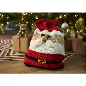 Santa Gift Bag Knit Kit
