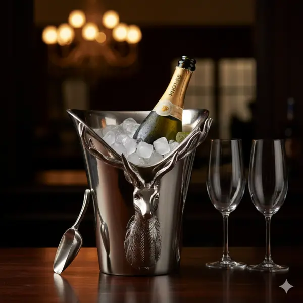 Reindeer Champagne Bucket