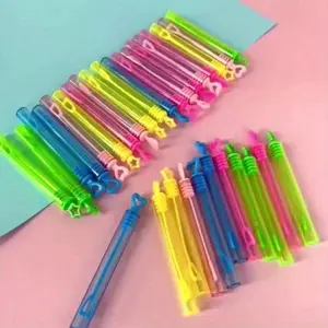 48 Mini Star Bubble Sticks, Durable Plastic Party Favors, Birthday Classroom Prizes, Halloween Easter Carnival Thanksgiving Christmas Gifts, Bubble Spinner Wand