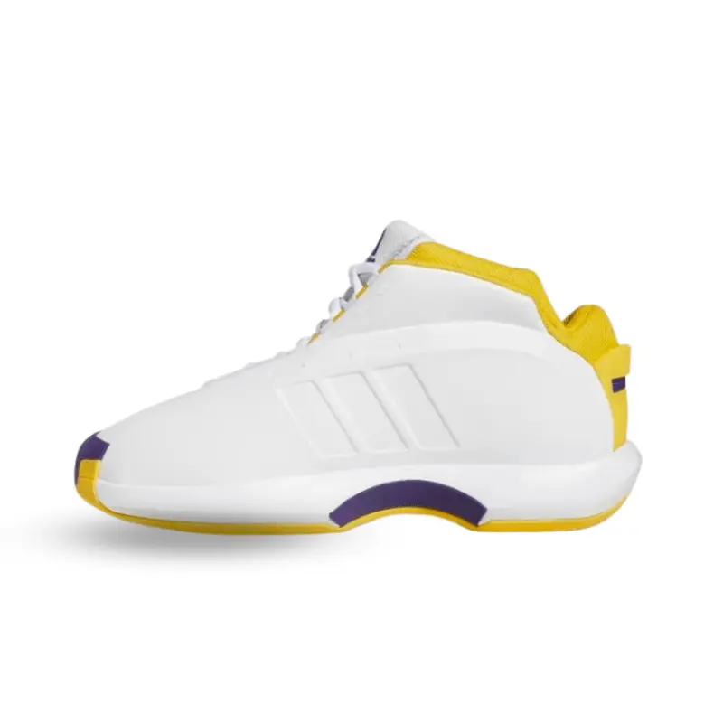 Adidas Men's Crazy 1 Basketball Sports Shoes, Cloud White Retro Athletic Footwear with Synthetic Upper, Torsion System, and Regular Fit for Hardwood, Training, Rubber
