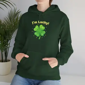 I'm Lucky Four Leaf Clover Hoodie