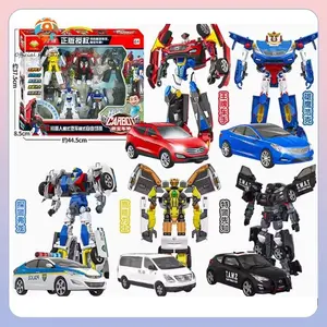 Hello Carbot Transforming Car Fire Alarm Transforming Vehicle Transforming Robot Movable Customized Boy Gift Toy