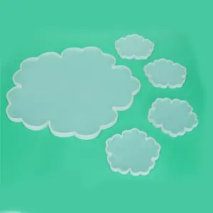 Flower Coaster Resin Mold Set Home Decoration Silicone Resin Cup Mat Mould DIY Crystal Epoxy Molds