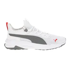 PUMA Mens Stride Exero Lace Up Sneakers Shoes Casual - White