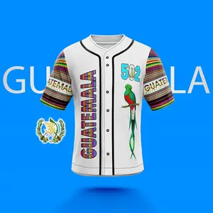 Guatemala Quetzal Baseball Jersey, Guatemala, Street Wear, Unisex