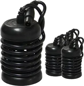 4-Pack Replacement Arrays Custom for Specified Ionic Detox Foot Spa Machines System, Ion Foot Bath Round Stainless Steel Coils(2 Pin Adapter) Brush Durable Therapy Device Body Massager Black Comfort