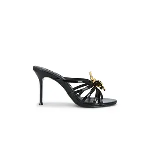Schutz Flora Mule in Black