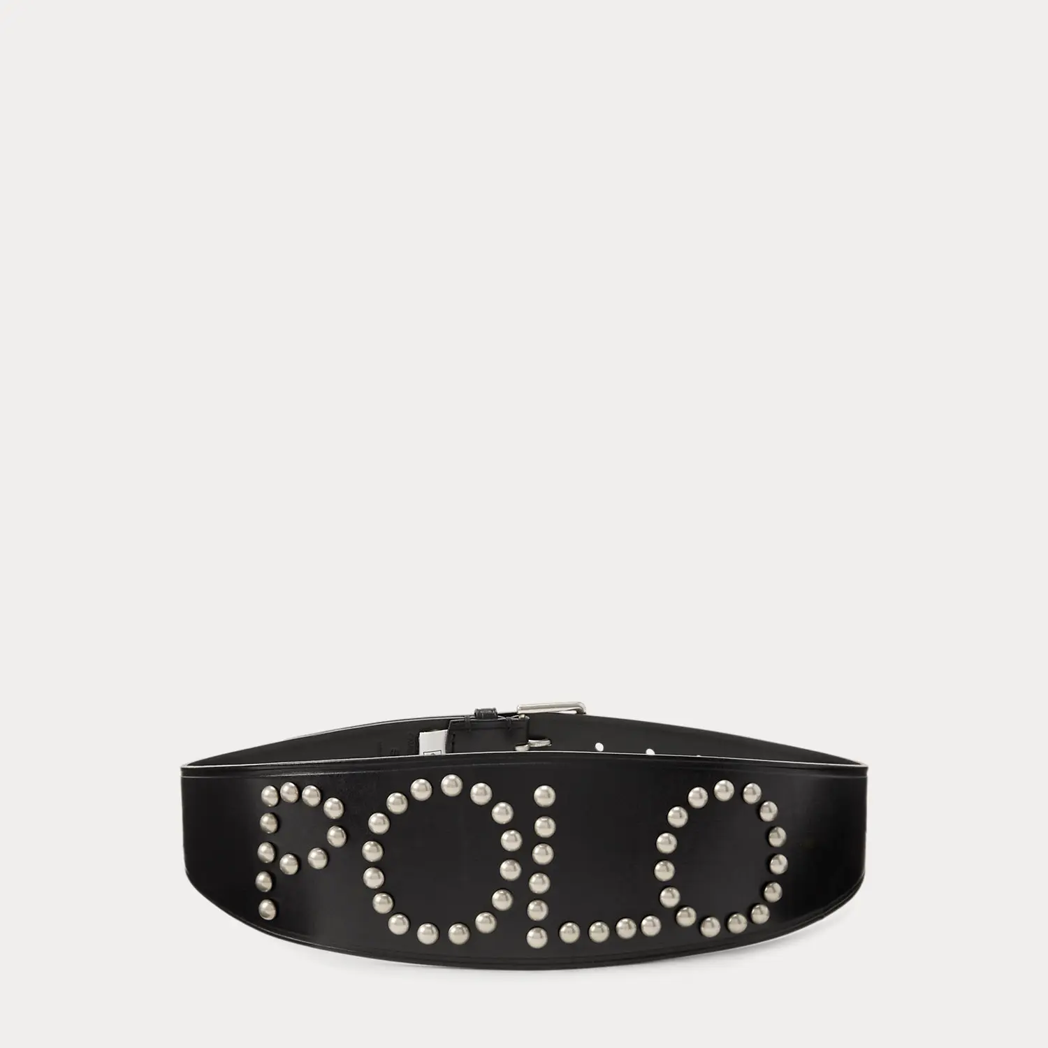 Polo Ralph Lauren - Studded Logo Leather Moto Belt