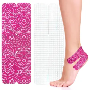 Kinesiology Tape for Ankle - 10 Precut Strips| Professional-Grade Water-Resistant & Breathable Ankle Tape for Sports Injury Recovery, Support, 10pcs, Pink