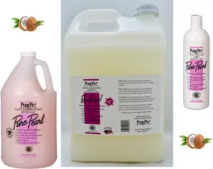 Pure Pearl Luxury Conditioning Dog and Cat Concentrated Grooming Shampoo Dilutes up to 20 to 1 (1 Gallon)