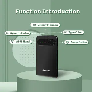 Travel Portable WiFi Router - No SlM Card Needed Upgraded Wifi6 Mobile Hotspot with Free 1GB Data Smart App Controlled for outdoor sports& Camping