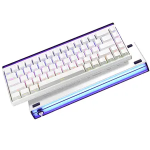 YUNZII x MADLIONS NANO68 Mechanical Gaming Keyboard, Hall Effect Magnetic Switches, 8K Hz Polling Rate, Rapid Trigger Adjustable Actuation, Side-Printed PBT Keycaps, 65% RGB Wired computer Keyboard for Mac/Win, Mechanical Feel