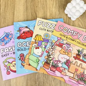 Adult Decompression Colouring Book, Multiple Themes, Multiple Patterns, 2-piece / 4-piece Set To Enjoy The Drawing Process, Suitable for Daily Leisure, Coloring Book Suitable for Holiday Gift-giving